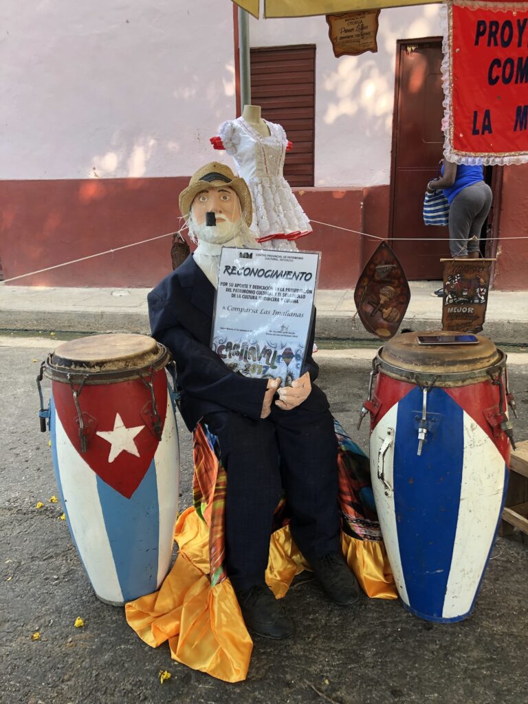El Muñeco de San Juan en la Comida Tradicional en La Marina, Matanzas en 2019.